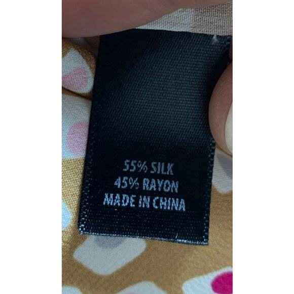 St John Exclusively for Nordstrom Silk Blend Dolman Batwing Blouse sz S NWT - Picture 9 of 13